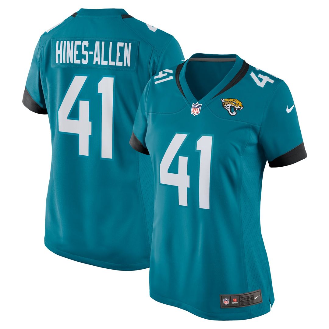 Josh Hines - Allen Jacksonville Jaguars Women's Alternate Player Game Jersey - Black