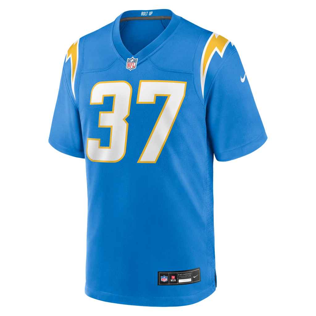 Jordan Oladokun Los Angeles Chargers Team Game Jersey - Powder Blue