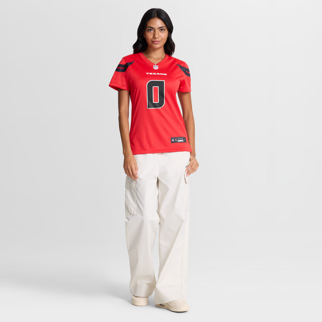 Azeez Al - Shaair Houston Texans Women's Alternate Game Jersey - Red