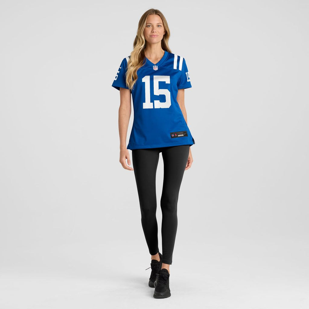 Riley Leonard Indianapolis Colts Women's Team Game Jersey - Royal