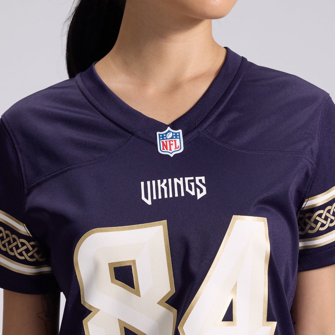 Randy Moss Minnesota Vikings Women's 2026 Rivalries Collection Game Jersey - Purple