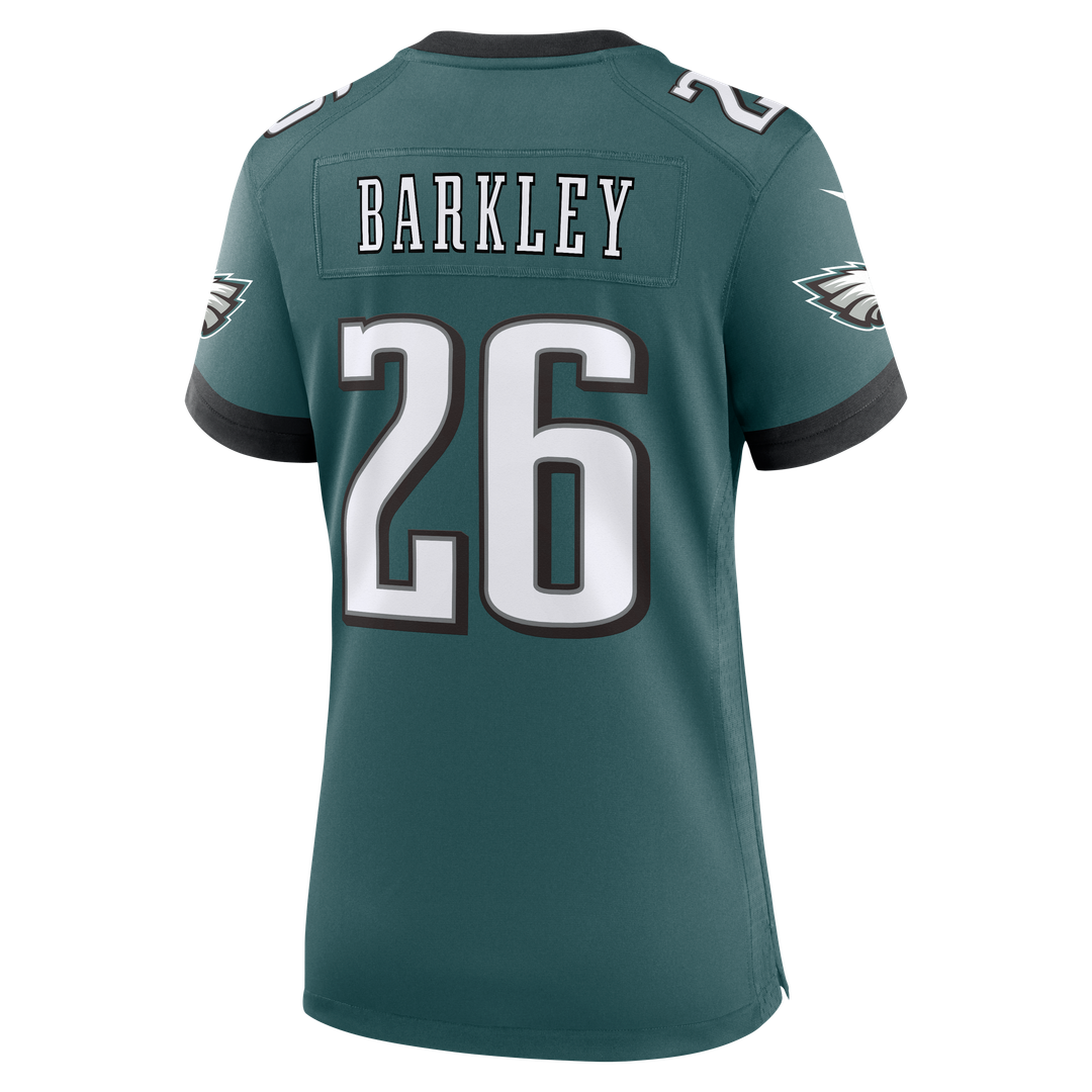 Saquon Barkley Philadelphia Eagles Women's Team Game Jersey - Midnight Green