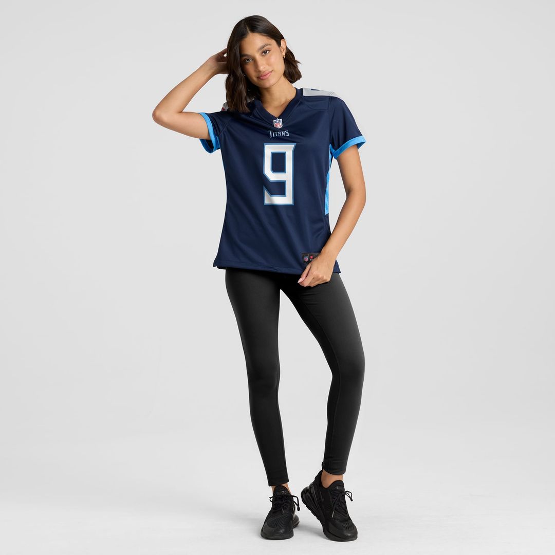 Steve McNair Tennessee Titans Women's Game Retired Player Jersey - Navy