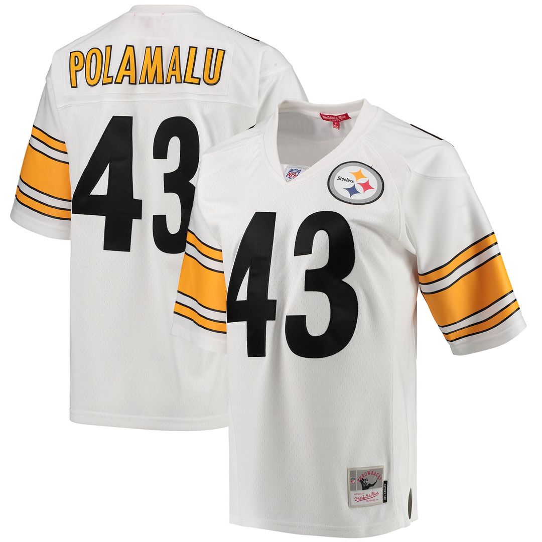 Troy Polamalu Pittsburgh Steelers Women's 2005 Legacy Replica Team Jersey - White