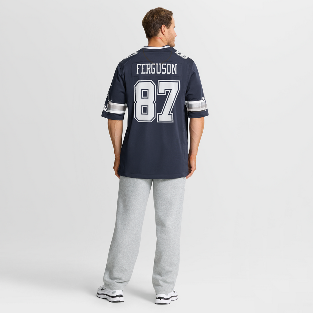 Jake Ferguson Dallas Cowboys Team Game Jersey - Navy