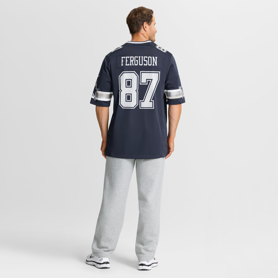Jake Ferguson Dallas Cowboys Team Game Jersey - Navy
