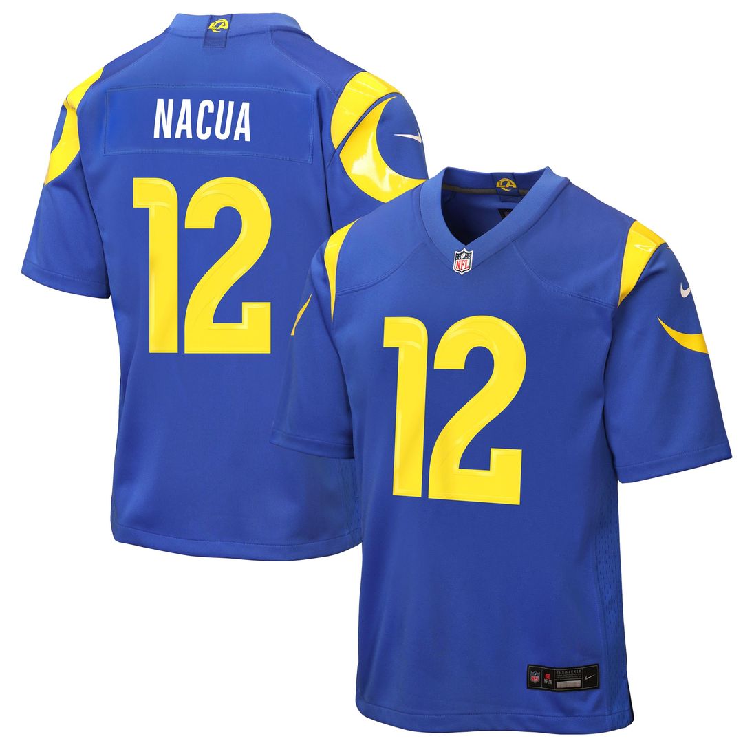 Puka Nacua Los Angeles Rams Youth Game Jersey - White