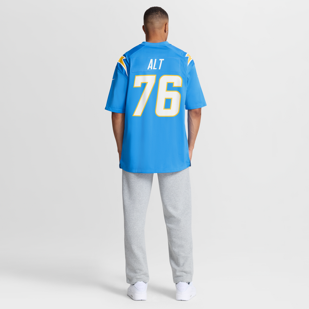 Joe Alt Los Angeles Chargers Player Game Jersey - Powder Blue