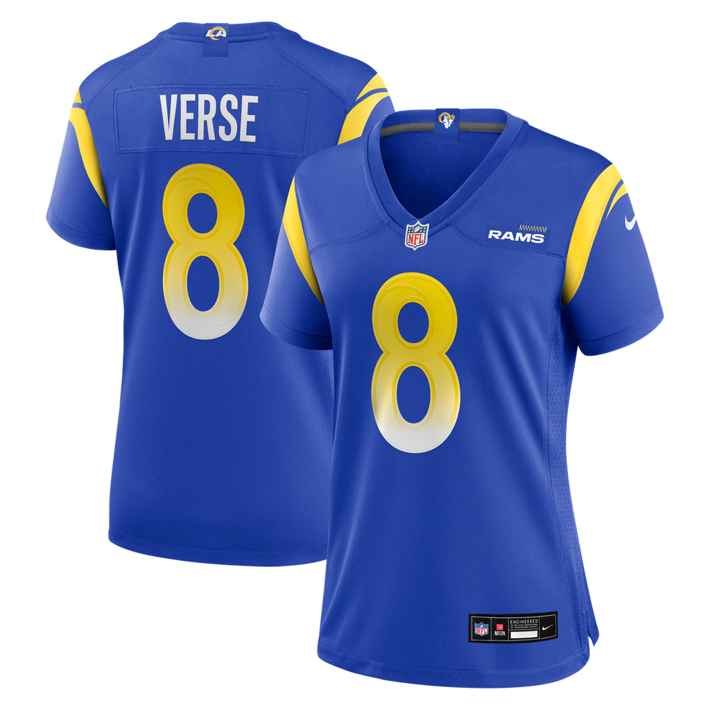Jared Verse Los Angeles Rams Women's Team Game Jersey - Royal
