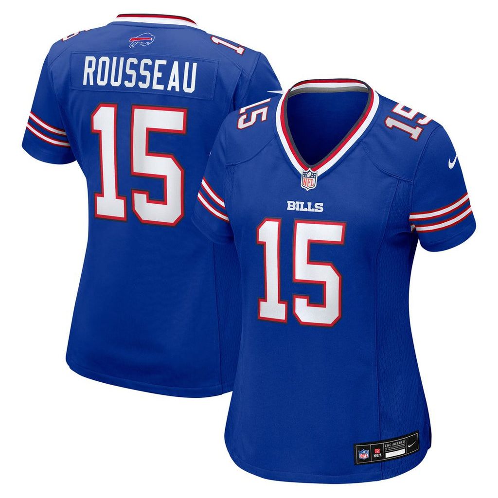 Gregory Rousseau Buffalo Bills Women's Team Game Jersey - Royal
