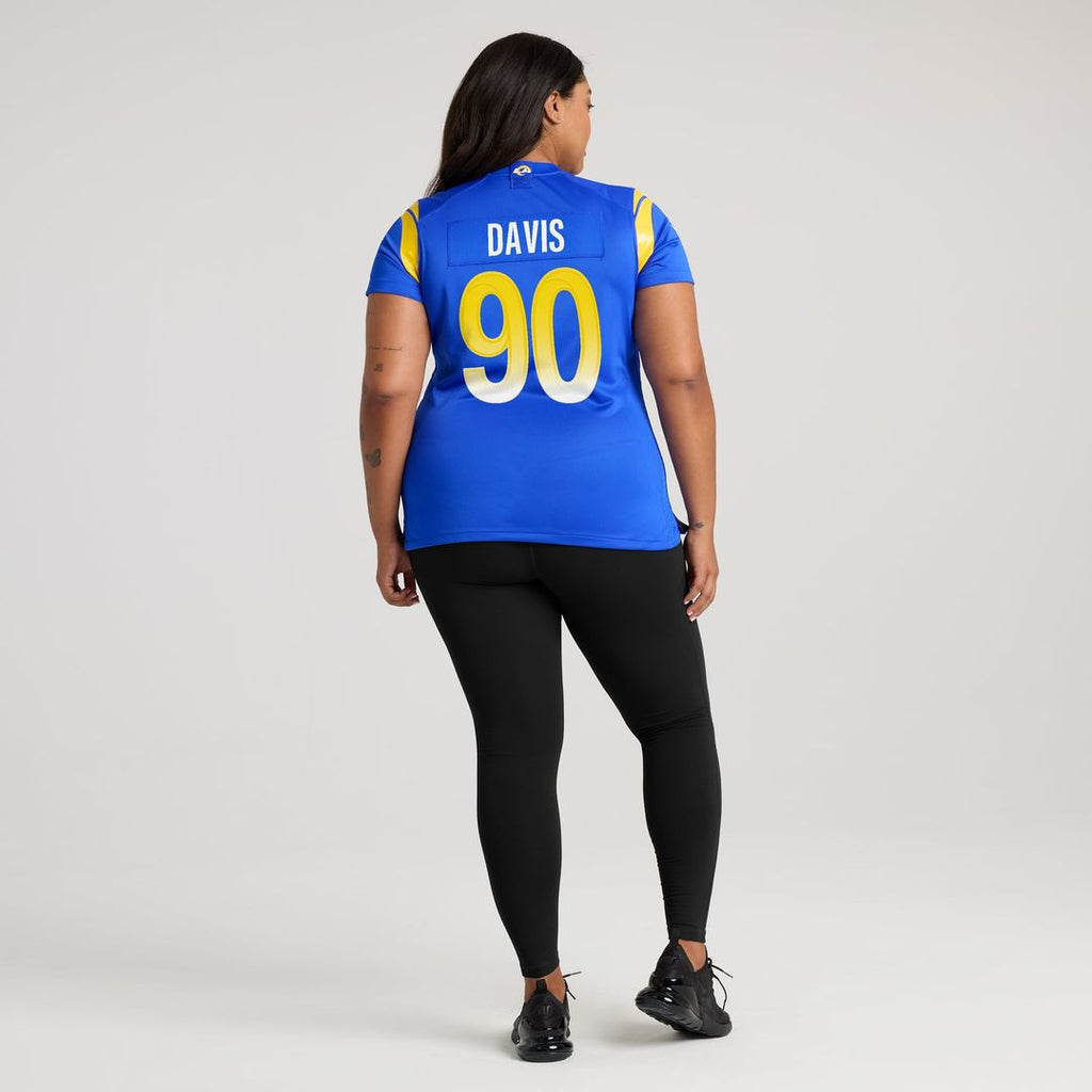 Tyler Davis Los Angeles Rams Women's Game Jersey - Royal