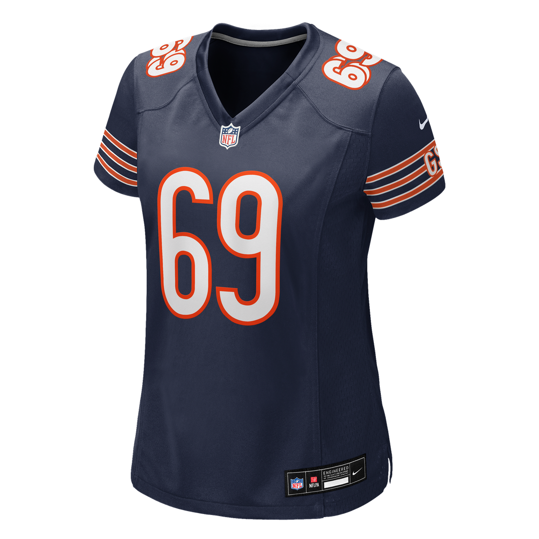 Jeremiah Martin Chicago Bears Women's Team Game Jersey - Navy