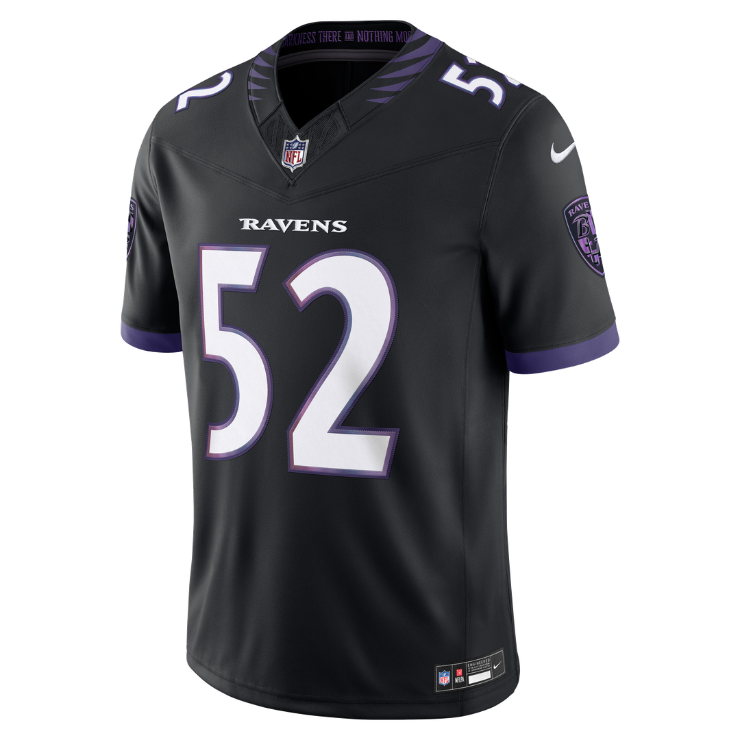 Ray Lewis Baltimore Ravens Alternate Vapor F.U.S.E. Stitched Retired Player Limited Jersey - Black
