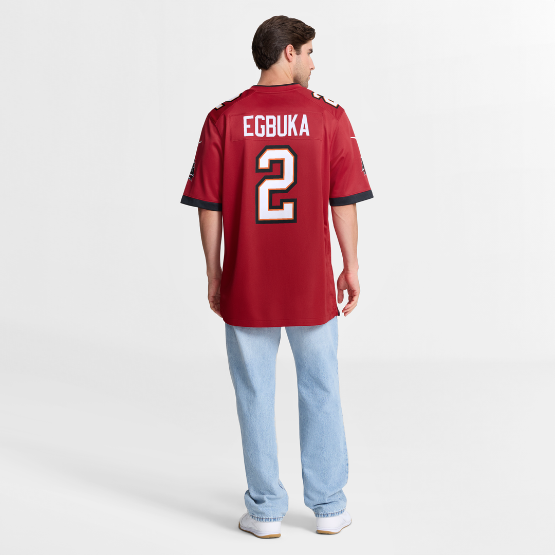 Emeka Egbuka Tampa Bay Buccaneers Team Game Jersey - Red