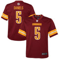 Jayden Daniels Washington Commanders Youth Game Jersey - Burgundy