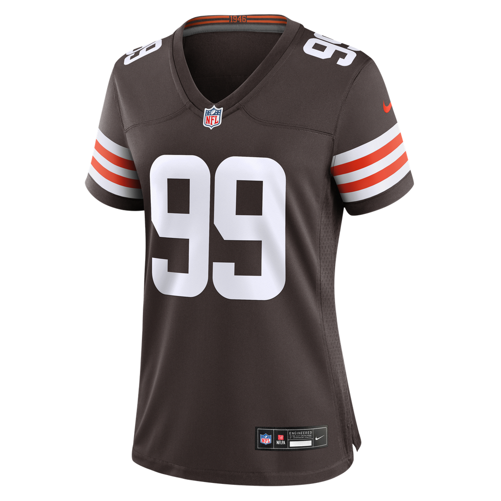 Logan Fano Cleveland Browns Women's Team Game Jersey - Brown