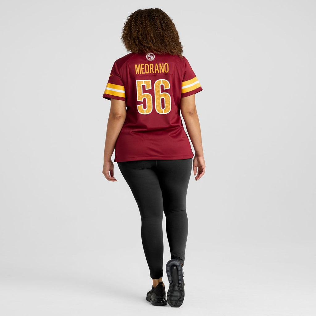 Kain Medrano Washington Commanders Women's Team Game Jersey - Burgundy
