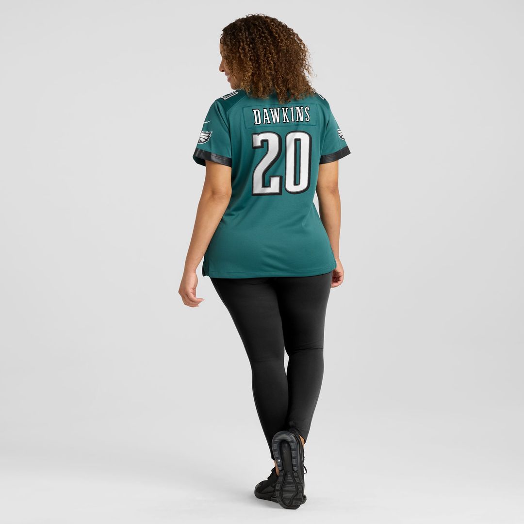 Brian Dawkins Philadelphia Eagles Women's Alternate Game Jersey - Black
