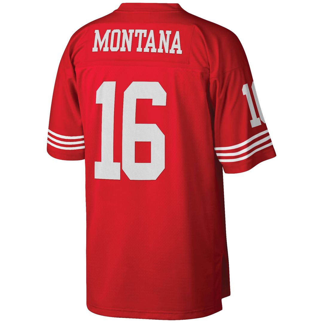 Joe Montana San Francisco 49ers Big & Tall 1990 Retired Player Replica Jersey - Scarlet