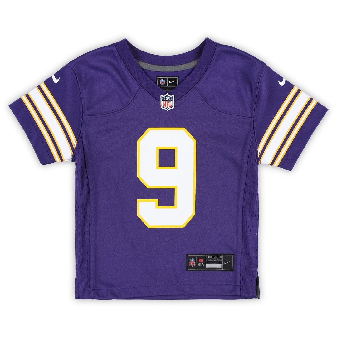 J.J. McCarthy Minnesota Vikings Preschool Classic Player Game Jersey - Purple