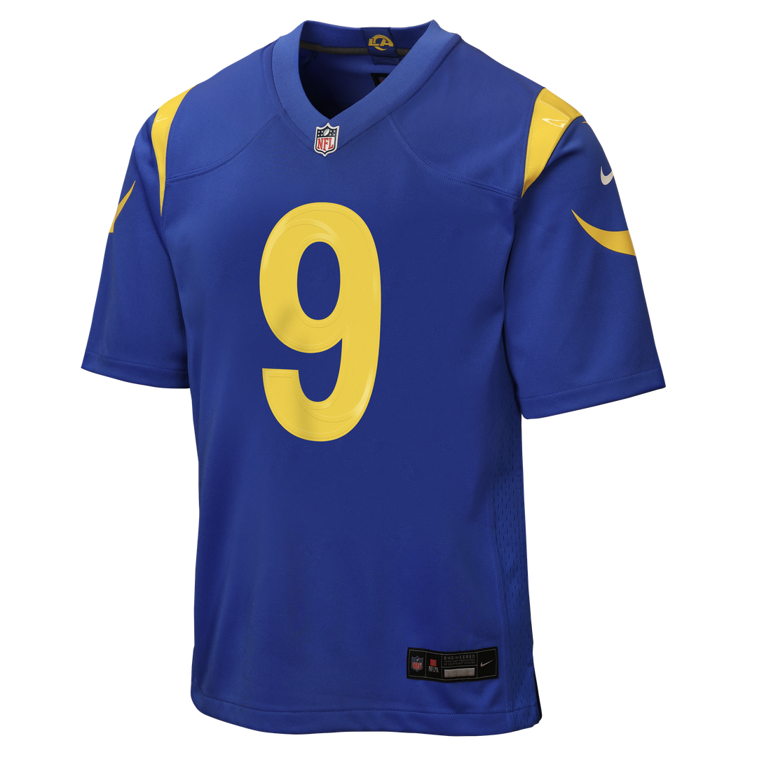 Matthew Stafford Los Angeles Rams Youth Team Game Jersey - Royal