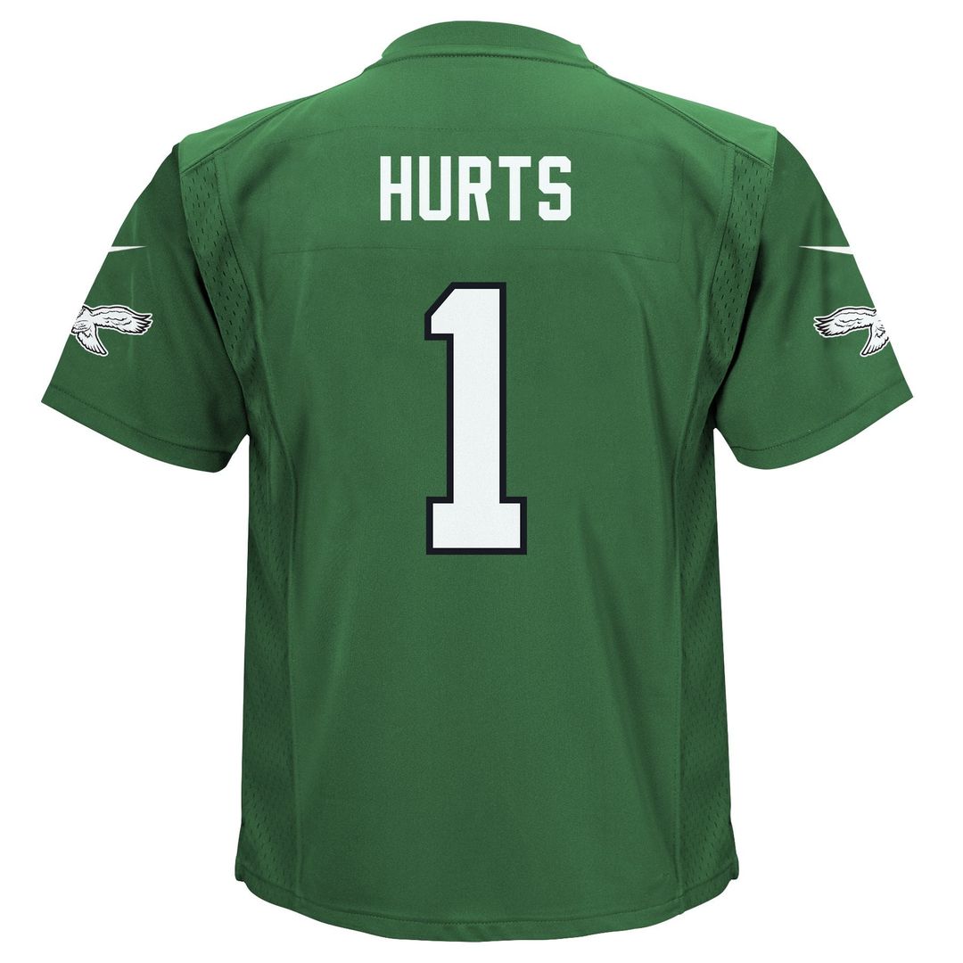 Jalen Hurts Philadelphia Eagles Infant Team Game Jersey - Midnight Green
