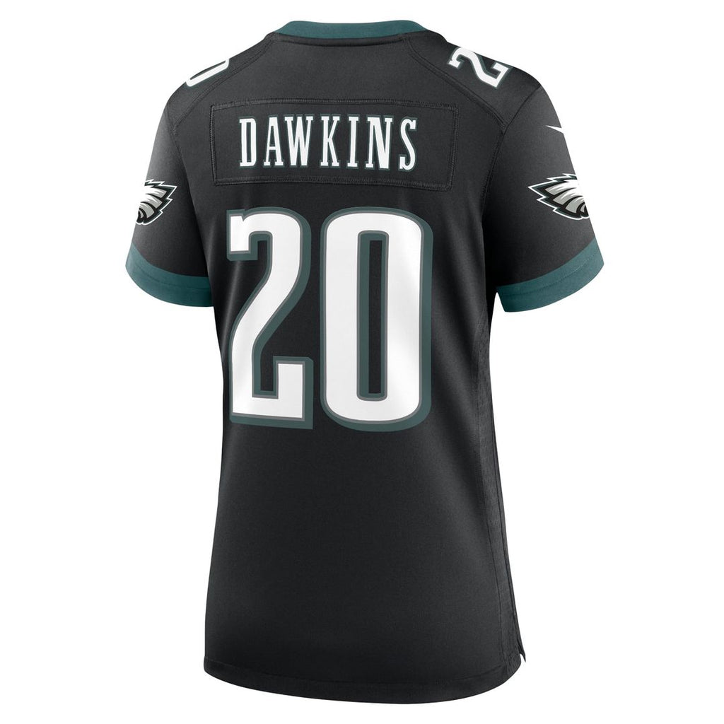 Brian Dawkins Philadelphia Eagles Women's Alternate Game Jersey - Black
