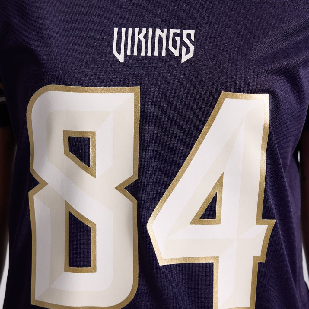 Randy Moss Minnesota Vikings Women's 2026 Rivalries Collection Game Jersey - Purple