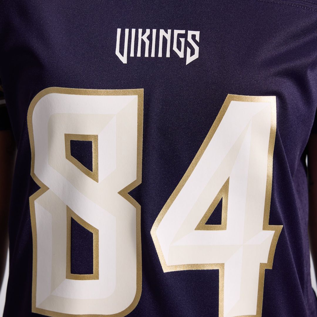 Randy Moss Minnesota Vikings Women's 2026 Rivalries Collection Game Jersey - Purple
