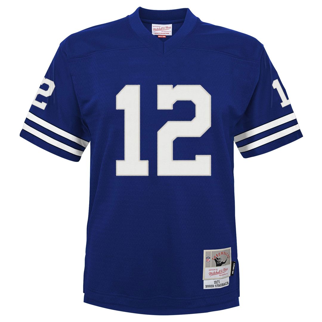 Roger Staubach Dallas Cowboys Preschool 1971 Retired Player Legacy Jersey - Navy