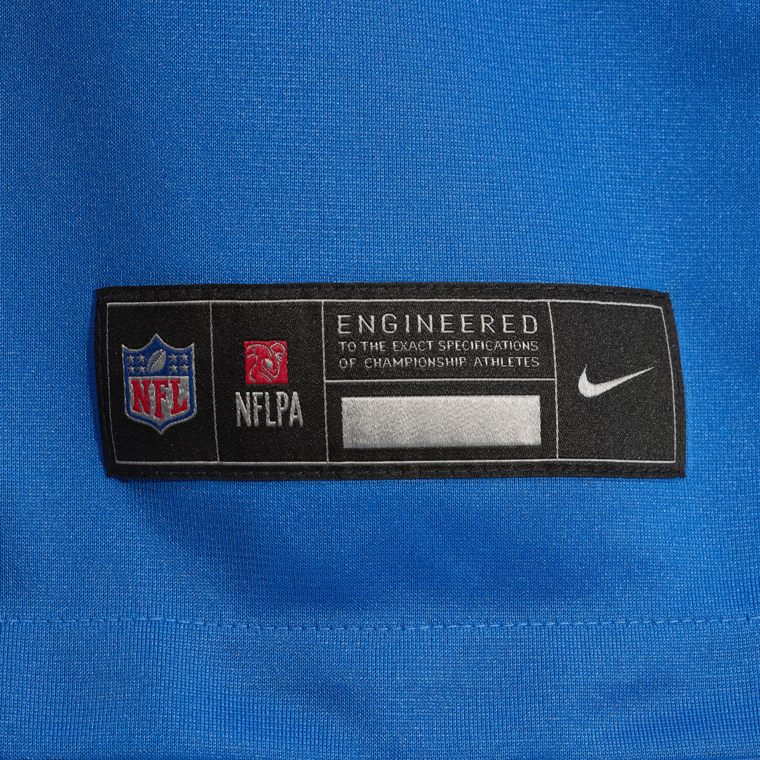 D.J. Reed Detroit Lions Team Game Jersey - Blue
