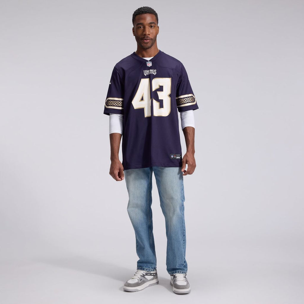 Andrew Van Ginkel Minnesota Vikings 2026 Rivalries Collection Game Jersey - Purple