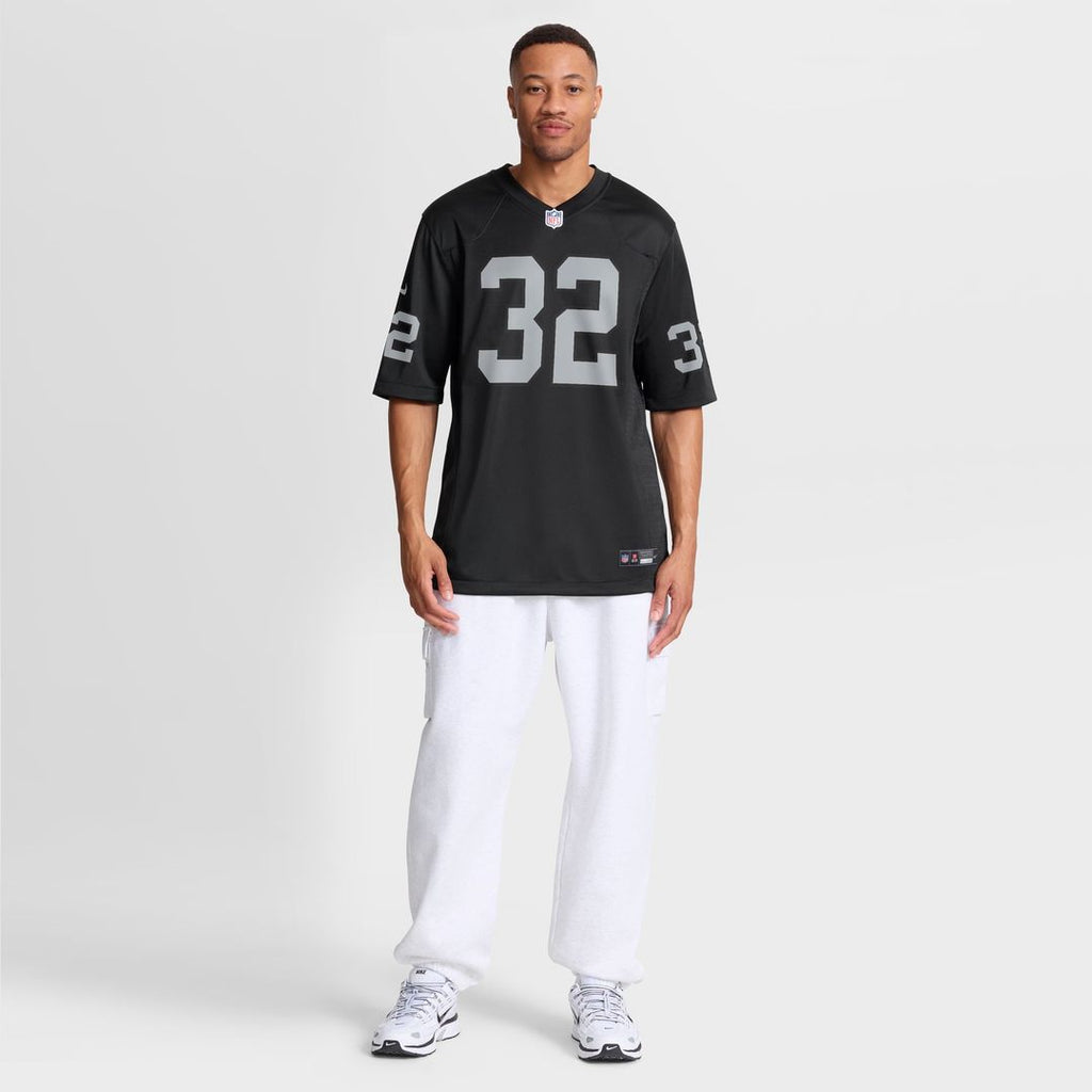 Marcus Allen Las Vegas Raiders Game Retired Player Jersey - Black