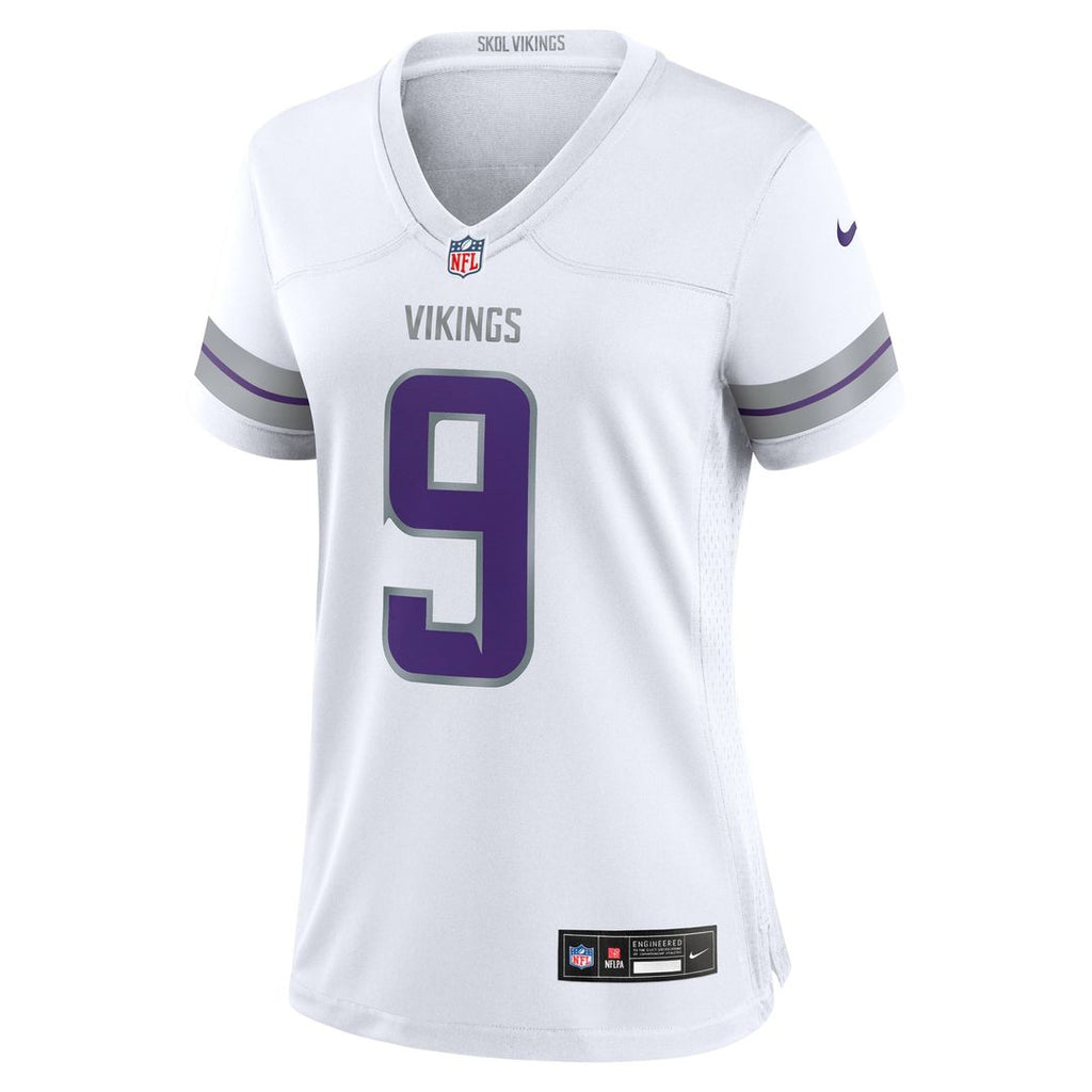J.J. McCarthy Minnesota Vikings Women's Alternate Game Player Jersey - White