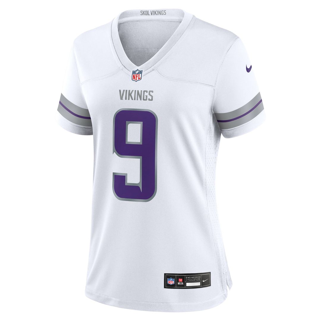 J.J. McCarthy Minnesota Vikings Women's Alternate Game Player Jersey - White