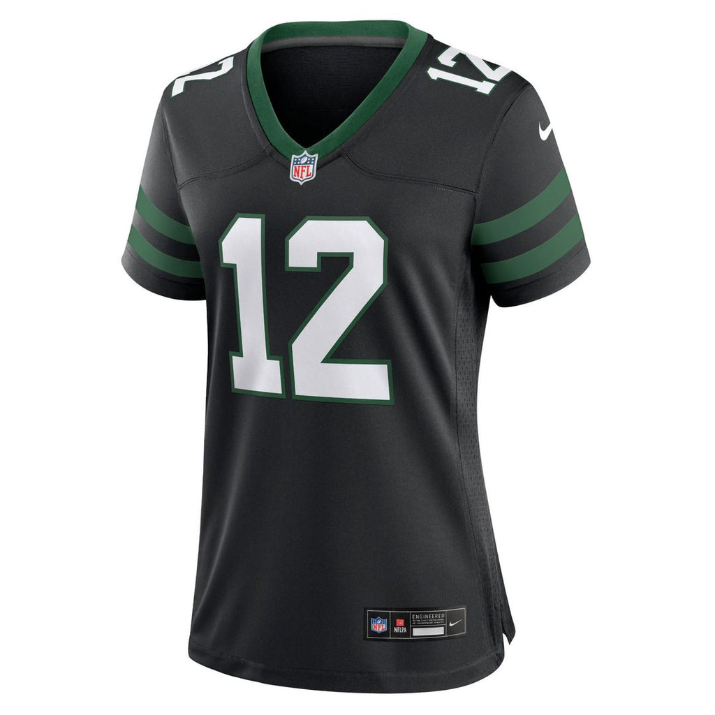 Joe Namath New York Jets Women's Retired Player Alternate Game Jersey - Legacy Black