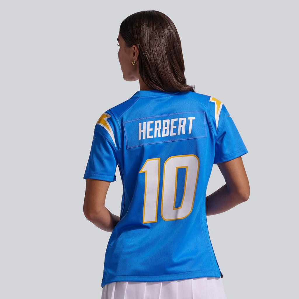 Justin Herbert Los Angeles Chargers Women's Player Game Jersey - Powder Blue
