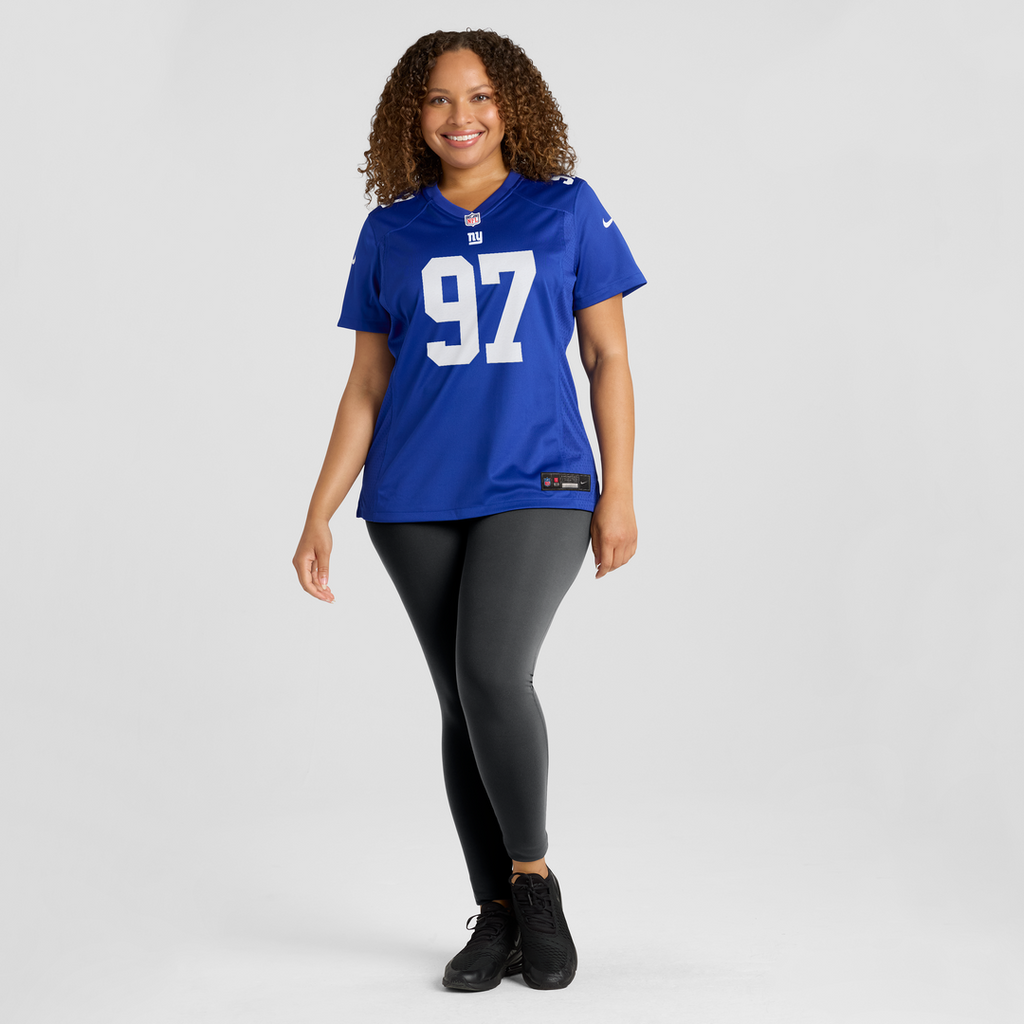 Bobby Jamison - Travis New York Giants Women's Team Game Jersey - Royal