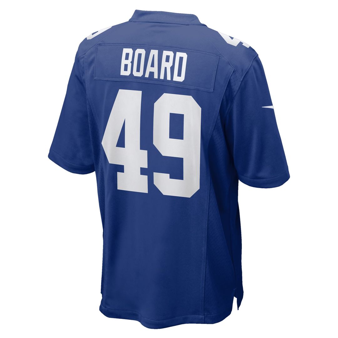 Chris Board New York Giants Team Game Jersey - Royal