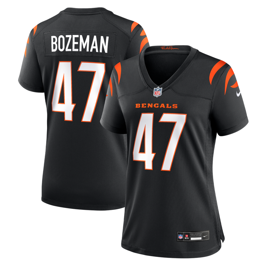 Swayze Bozeman Cincinnati Bengals Women's Team Game Jersey - Black