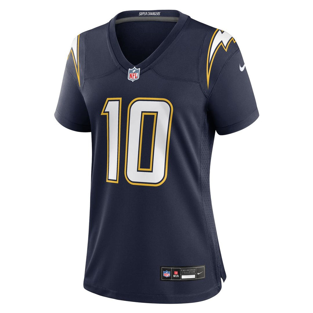 Justin Herbert Los Angeles Chargers Women's Alternate Charger Power Game Jersey - Gold