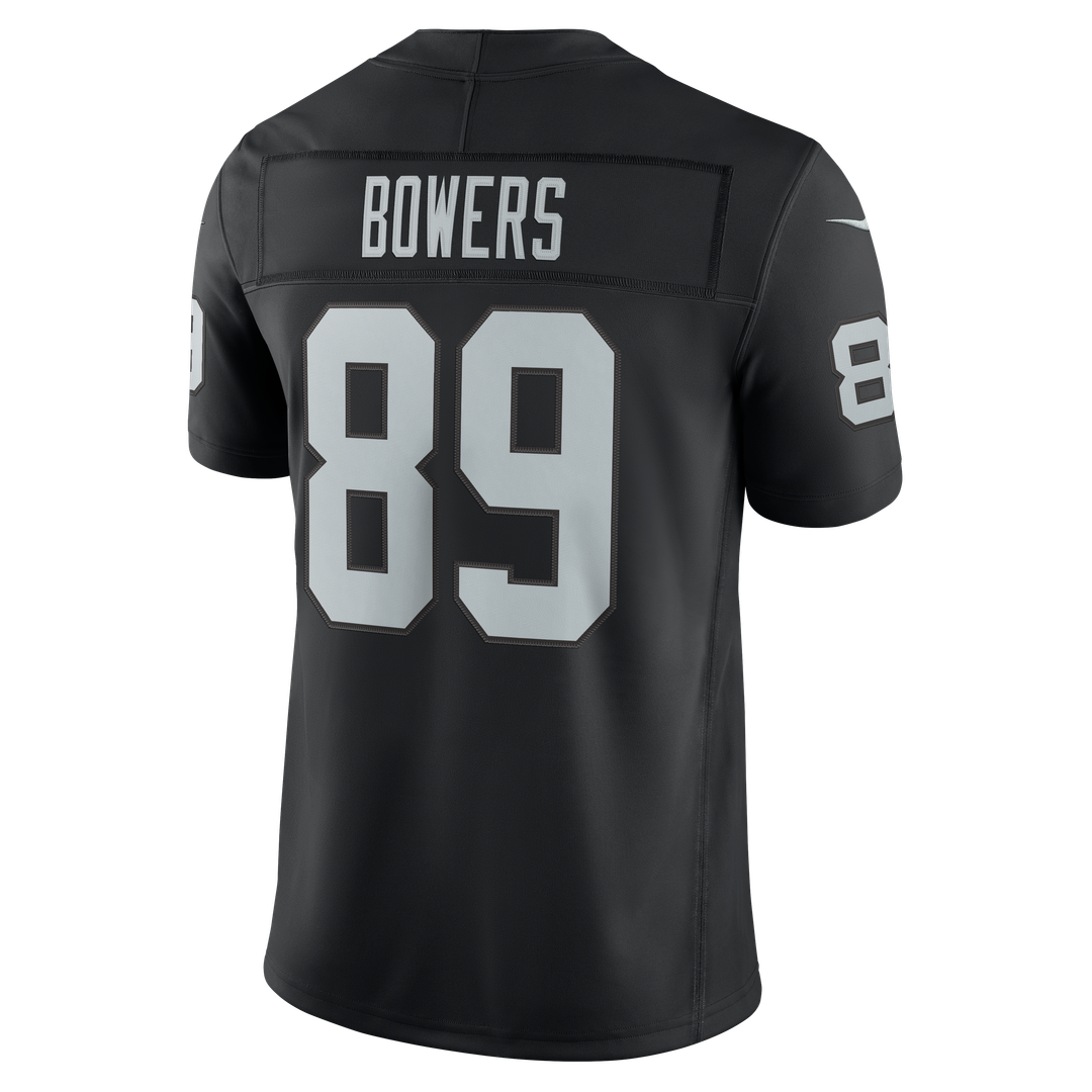 Brock Bowers Las Vegas Raiders Team Vapor F.U.S.E. Stitched Limited Jersey - Black