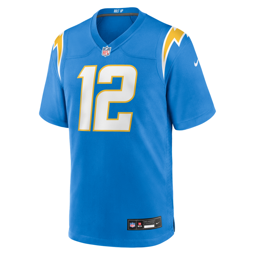Derius Davis Los Angeles Chargers Team Game Jersey - Powder Blue