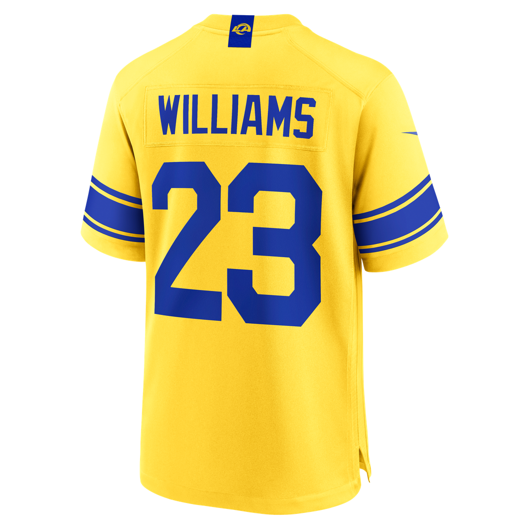 Kyren Williams Los Angeles Rams Classic Sol Game Jersey