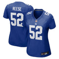 Arvell Reese New York Giants Women's Game Jersey - Royal