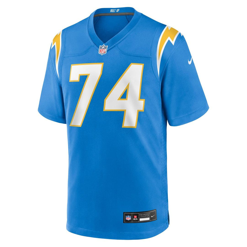 Kayode Awosika Los Angeles Chargers Team Game Jersey - Powder Blue