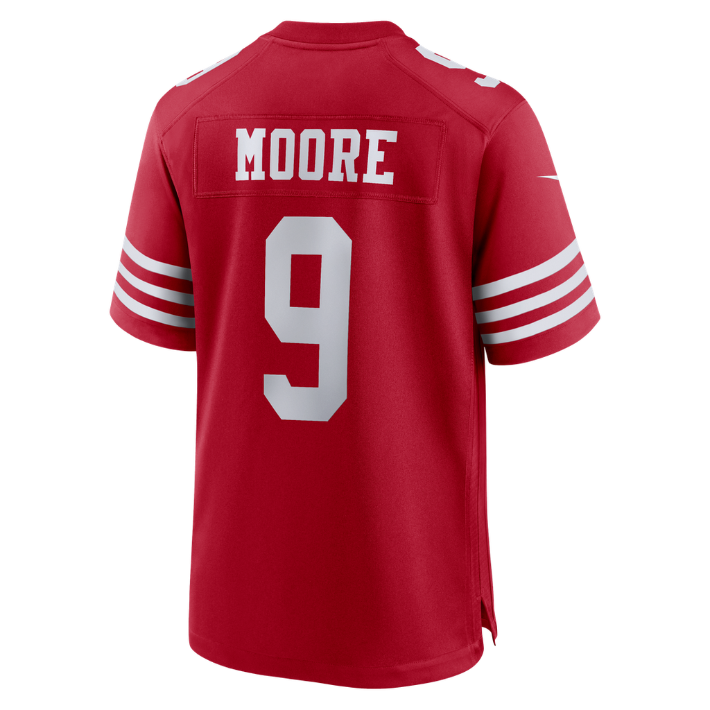 Skyy Moore San Francisco 49ers Team Game Jersey - Scarlet