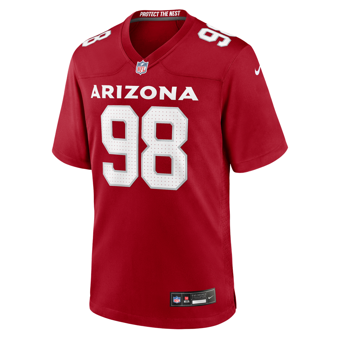 Jared Harrison - Hunte Arizona Cardinals Team Game Jersey - Cardinal