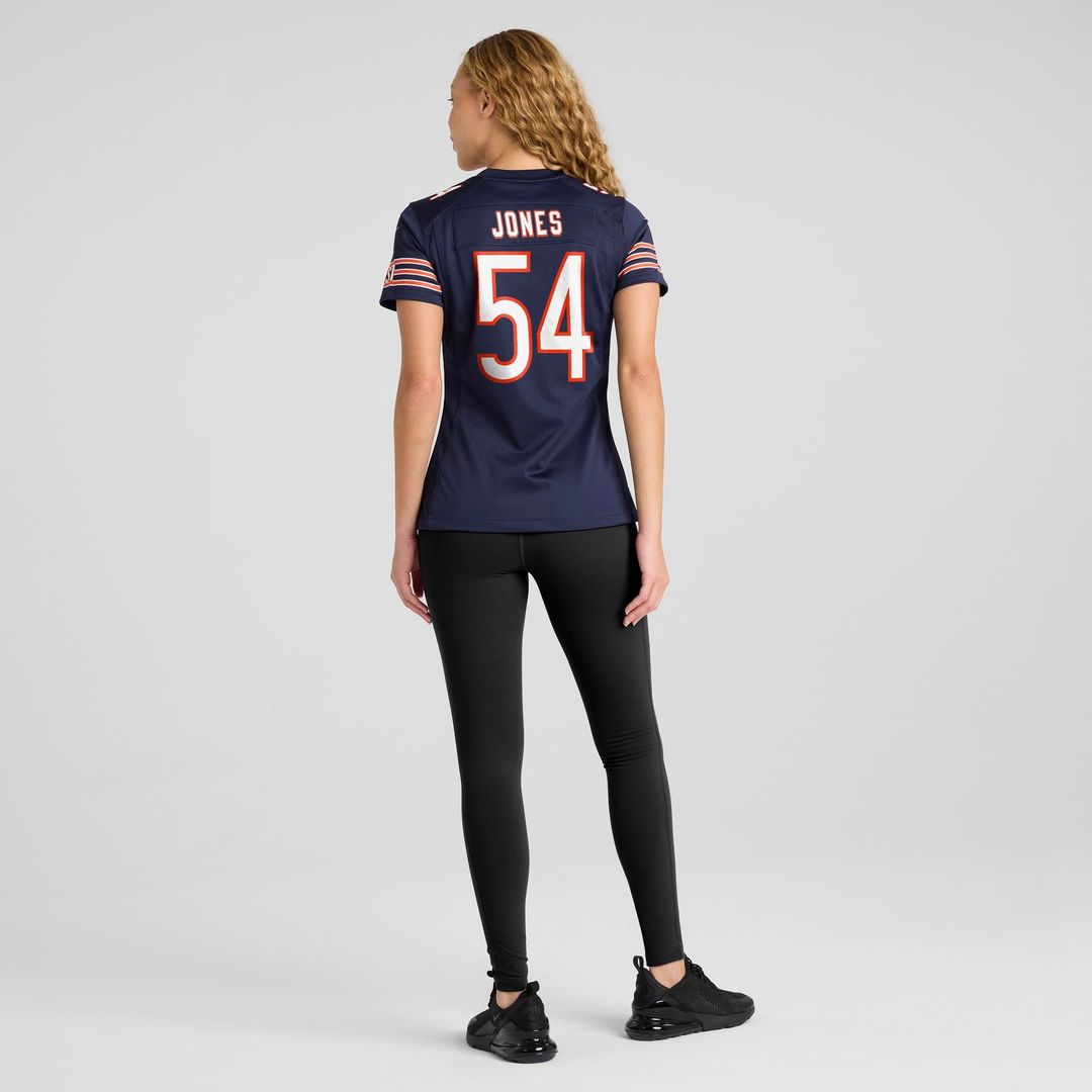 Logan Jones Chicago Bears Women's Team Game Jersey - Navy