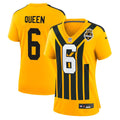 Patrick Queen Pittsburgh Steelers Women's Alternate 1933 Throwback Game Jersey - Gold